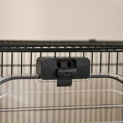 Show full view: PawHut 2-Level Small Animal Cage with Wheels slide 8 of 9