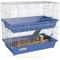 Show in main carousel: PawHut 2-Tier Small Animal Cage, Blue slide 1 of 9