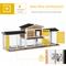 Show in main carousel: PawHut 90.5-in Wooden Rabbit Hutch slide 6 of 10