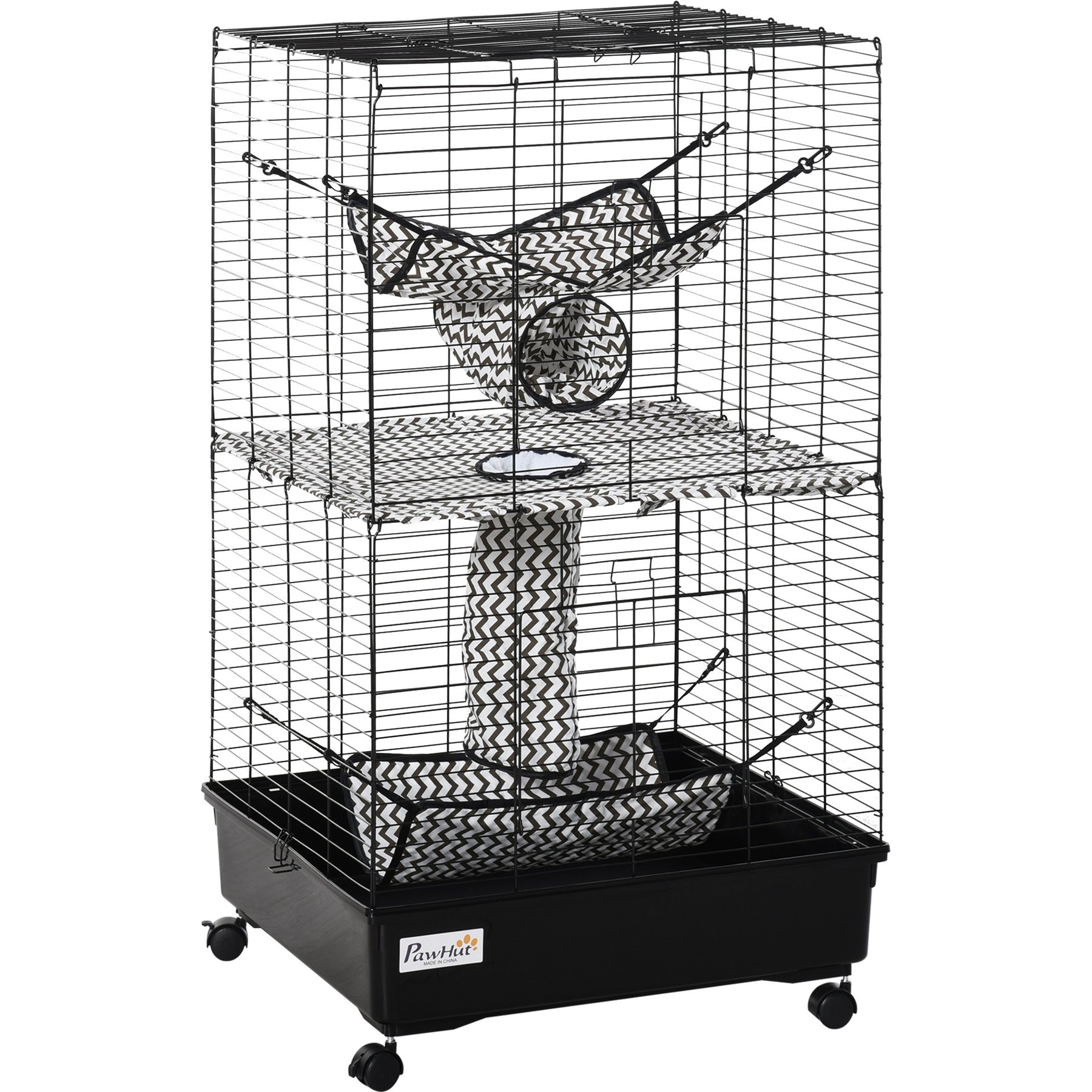 PawHut 3 Door Ferret Cage