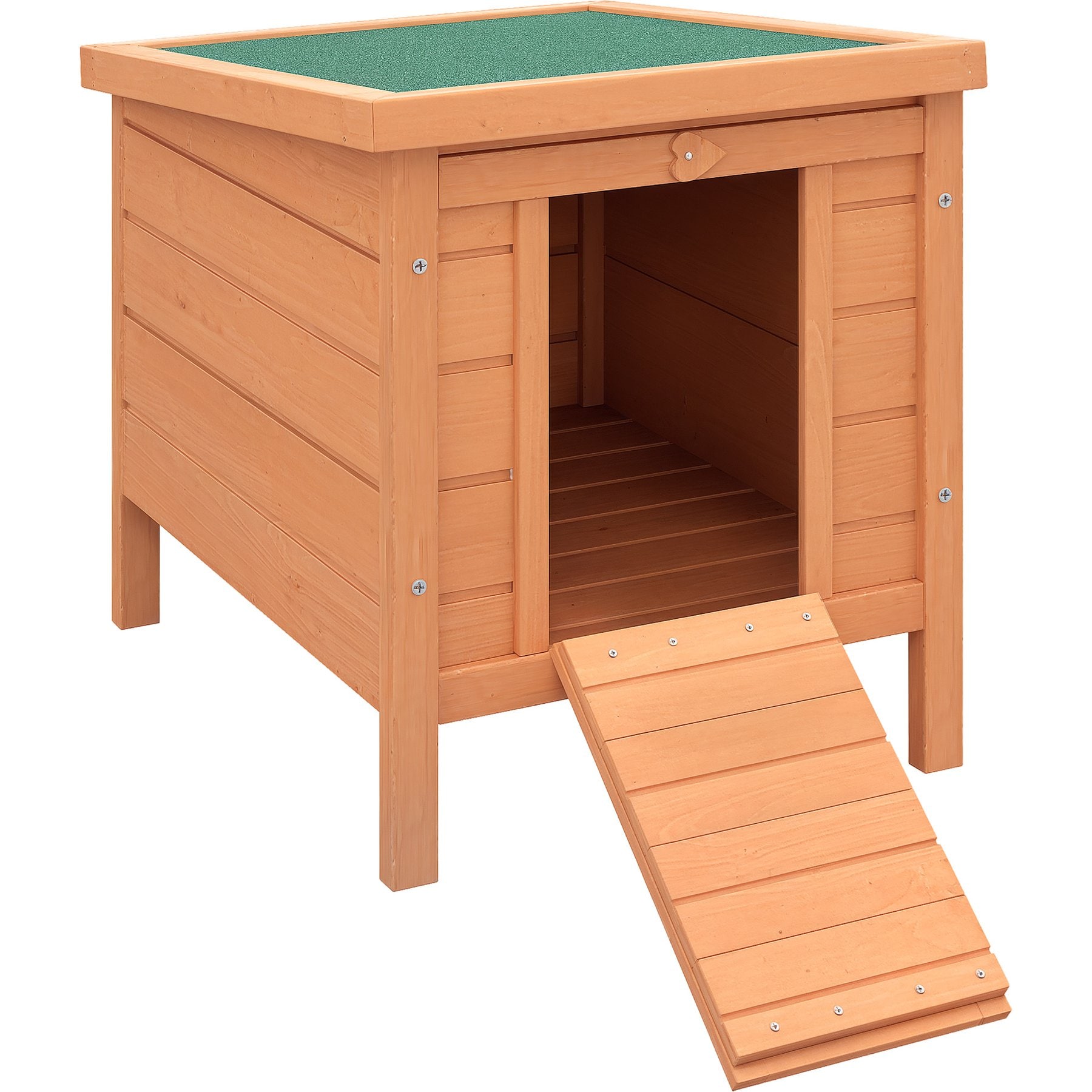 PawHut Wooden Rabbit Hutch