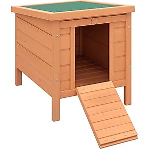 PawHut Wooden Rabbit Hutch