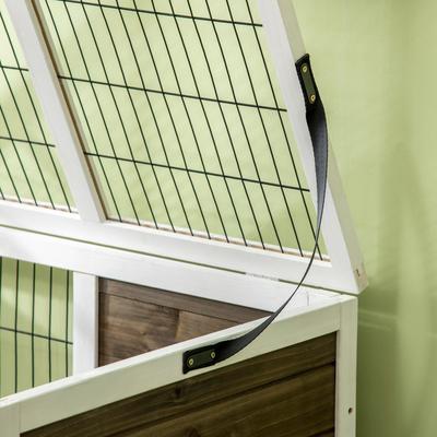 Show full view: PawHut Elevated Rabbit Hutch slide 8 of 9