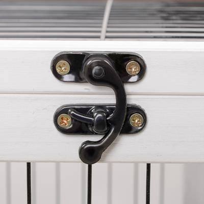 Show full view: PawHut Elevated Wooden Indoor Rabbit Hutch slide 8 of 9