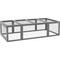 Show in main carousel: PawHut Outdoor Wooden Rabbit Hutch with Lockable Doors slide 1 of 9