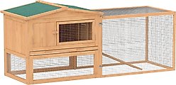 PawHut 62-in Outdoor Rabbit Hutch