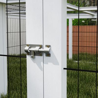 Show full view: PawHut 64-in Wooden Outdoor Rabbit Hutch slide 9 of 9