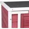 Show in main carousel: PawHut Wooden Rabbit Hutch with Openable & Waterproof Roof, Red slide 8 of 10