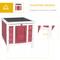 Show in main carousel: PawHut Wooden Rabbit Hutch with Openable & Waterproof Roof, Red slide 5 of 10
