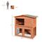 Show in main carousel: PawHut 40-in Outdoor Wooden Rabbit Hutch slide 3 of 9