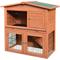 Show in main carousel: PawHut 40-in Outdoor Wooden Rabbit Hutch slide 1 of 9