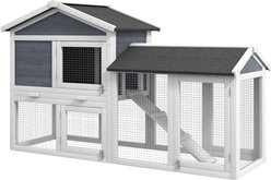 PawHut Indoor Wooden Rabbit Hutch