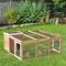 Show in main carousel: PawHut Indoor/Outdoor Waterproof Rabbit Hutch, Natural Wood slide 2 of 9