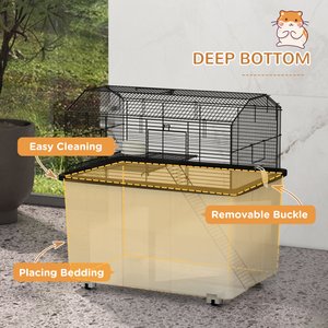 PawHut 22-in 2-Tier Hamster Cage