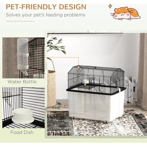 PawHut 22-in 2-Tier Hamster Cage