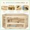 Show in main carousel: PawHut Wooden Activity Center Hamster Cage, Natural Wood slide 4 of 10