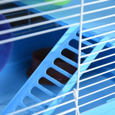 Show full view: PawHut 2-Level Metal Wire Hamster Cage slide 9 of 9