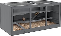 PawHut 45-in Wooden Hamster Cage
