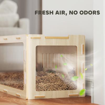 Show full view: PawHut Easy View Hamster Cage slide 7 of 10