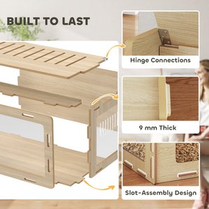 PawHut Easy View Hamster Cage