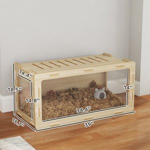 PawHut Easy View Hamster Cage