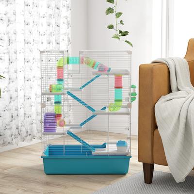 Show full view: PawHut 6 Tier Hamster Cage slide 8 of 9