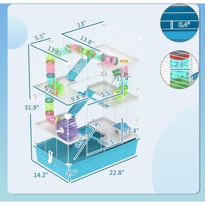 PawHut 6 Tier Hamster Cage