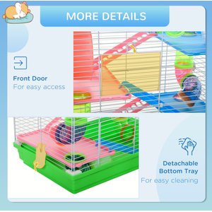 PawHut 5-Tier Wire Hamster Cage