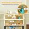 Show in main carousel: PawHut Wheeled Hamster Cage with Storage Shelf slide 4 of 9