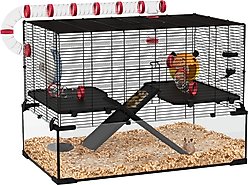 PawHut Deep Glass Bottom Hamster Cage