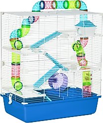 PawHut 5-Tier Hamster Cage, Blue