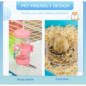 PawHut 5-Tier Hamster Cage, Light Blue