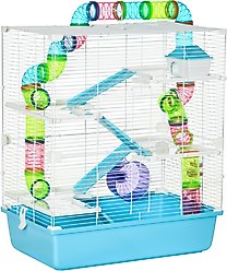 PawHut 5-Tier Hamster Cage, Light Blue