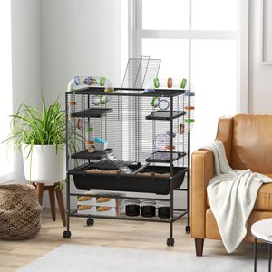 PawHut Wheeled Hamster Cage