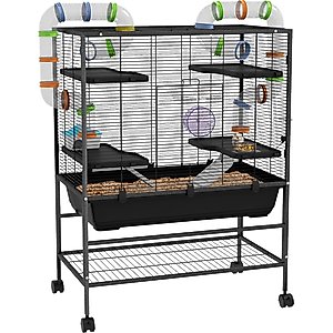 PawHut Wheeled Hamster Cage
