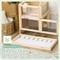 Show in main carousel: PawHut Wooden Hamster Cage with Sliding Tray slide 5 of 10