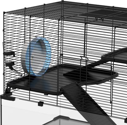 Show full view: PawHut Hamster Cage, Black slide 9 of 10