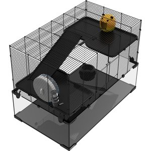 PawHut Hamster Cage, Black