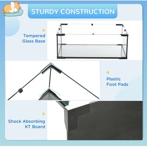 PawHut Hamster Cage, Black