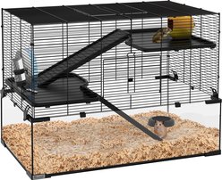 PawHut Hamster Cage, Black