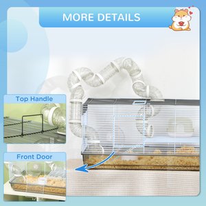 PawHut 2 Level Hamster Cage