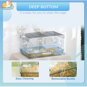 PawHut 2 Level Hamster Cage