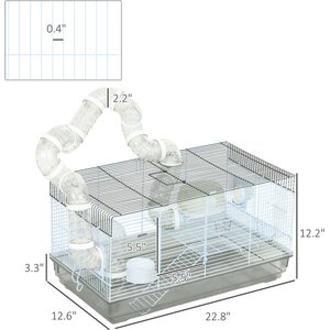 PawHut 2 Level Hamster Cage