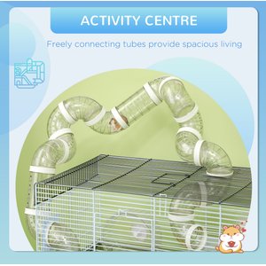 PawHut 2 Level Hamster Cage