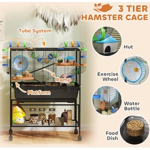 PawHut 3 Tier Hamster Cage