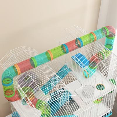 Show full view: PawHut 4 Level Hamster Cage slide 9 of 9