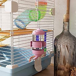 PawHut 5-Tier Metal Wire Hamster Cage, Light Blue slide 2 of 9