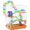 Show in main carousel: PawHut 5-Tier Metal Wire Hamster Cage, Orange slide 1 of 10