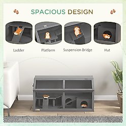 PawHut Wooden Hamster Cage slide 2 of 9