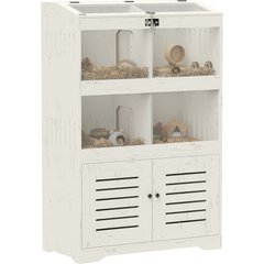 PawHut Hamster Cage with Storage Cabinet